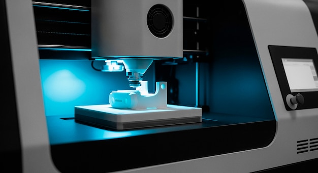 Fresado digital de una pieza dental con tecnología CAD-CAM